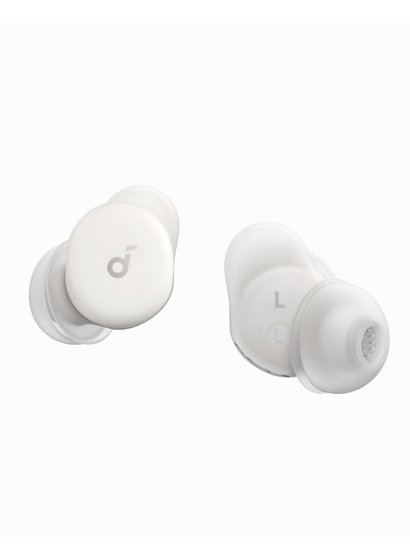 Sleep A30 by Anker Sleep Earbuds, Smart Active Noise Cancelling Sleep Headphones, Adaptive Snore-Masking System, Ultra-Comfort for Side Sleepers, 45H Playtime Moonlit White