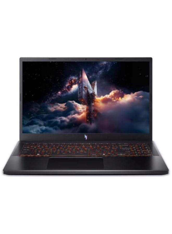 Nitro V15 (Upgraded Version) Gaming Laptop With 15.6 Inch Full HD (1920X1080) Display, Core i9-13900H Processor/16GB RAM DDR4/512GB SSD/8GB Nvidia GeForce RTX 5060 Graphics/Windows 11/ English/Arabic Obsidian Black