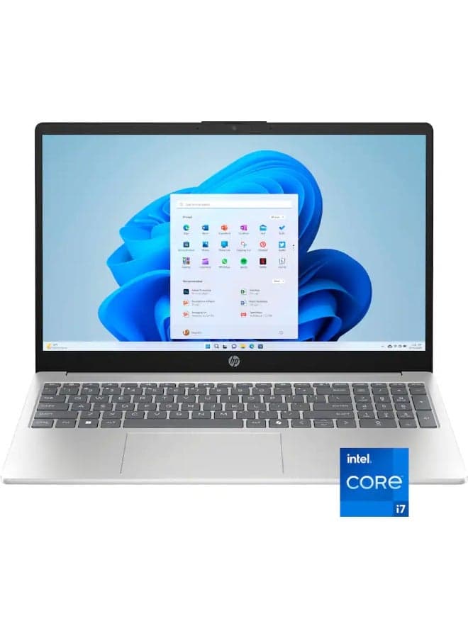 15-FD0127DX Laptop -  15.6" Full HD Touch-Screen Laptop, Intel 13th Gen Core i7- 1355U, 16GB Memory,  512GB SSD, Intel Iris Xe Graphics, Window 11 Home English Natural Silver
