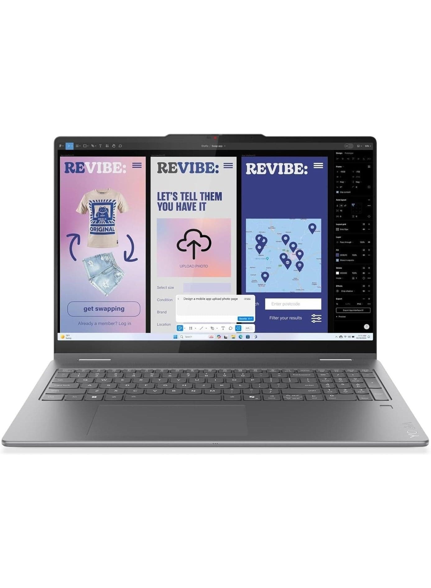 Yoga 7 2-in-1 16ILL10 2025 Laptop, 8-Core Intel Core Ultra 5 226V, 16" WUXGA IPS Touchscreen, Intel Arc Graphics 130V, 16GB LPDDR5 1TB SSD, Backlit KB, FP, Thunderbolt 4, Wi-Fi 7 Luna Grey