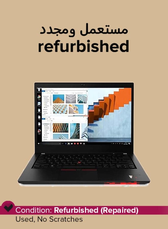 Refurbished - Thinkpad T490  Laptop With 14-Inch Display,Intel Core i5 Processor/8th Gen/Quad Core/16GB RAM/256GB SSD/Intel UHD Graphics/Windows 10 Pro English Black
