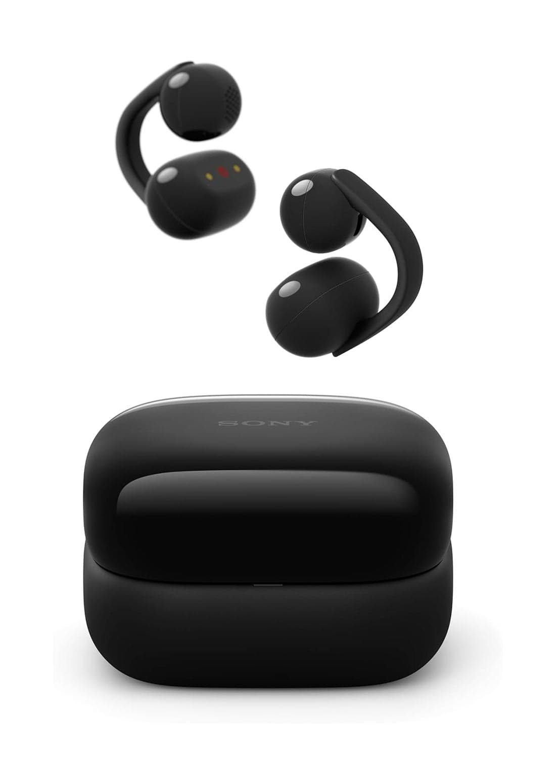 Sony WF-LC900 LinkBuds Clip Wireless Earbuds with Open-Ear Design, Bluetooth 5.3, 37 Hours Battery Life, black