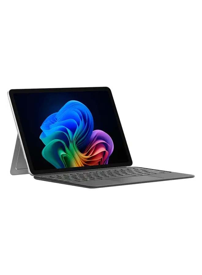 Surface Pro 12 Copilot+ PC With 12 Inch (2196 x1464) Touchscreen Display, Snapdragon X Plus Processor/16GB RAM DDR5/512GB SSD/Windows 11/ Device Only English/Arabic Platinum