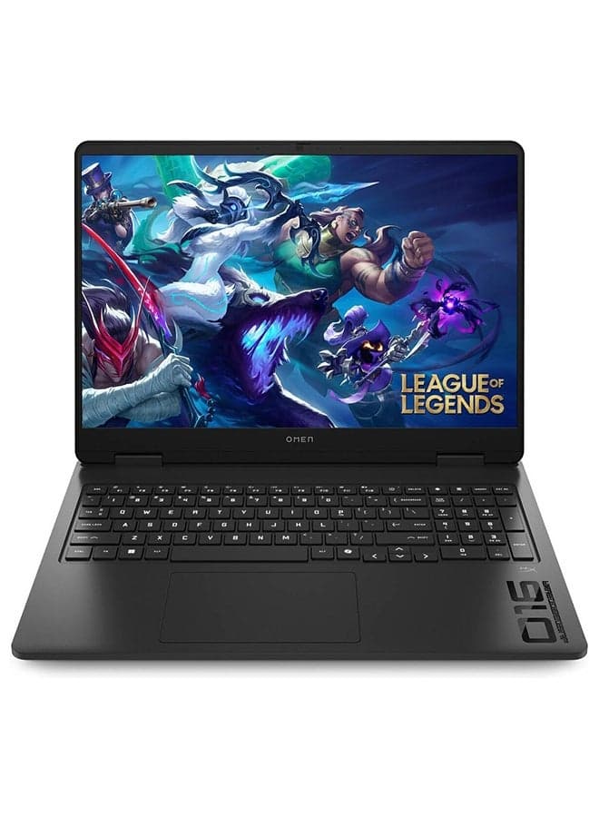 OMEN 16 Gaming Laptop, 16" 2K IPS 144Hz Display, Intel Core Ultra 7 255H, 16GB DDR5 RAM, 1TB SSD, NVIDIA GeForce RTX 5060 8GB, Backlit ENG Keyboard, Shadow Black (Upgraded) English black