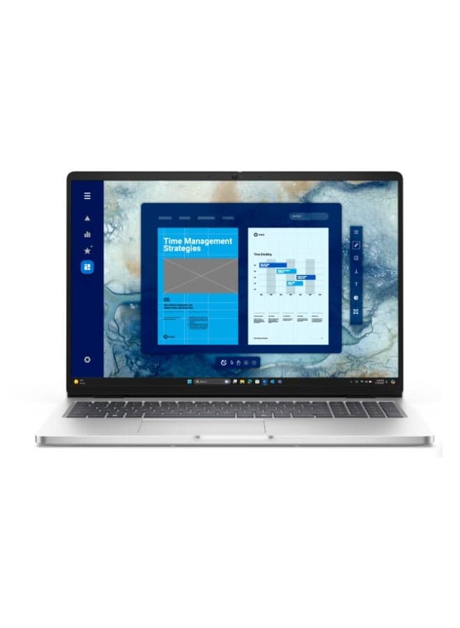 Pro 16 PC16250 Laptop – Intel Core Ultra 5 235U vPro, 8GB DDR5, 512GB SSD, 16" FHD+ Display, IR Camera, Fingerprint, Backlit Arabic Keyboard, WiFi & Bluetooth, Ubuntu, 1-Year Pro Support English/Arabic Silver