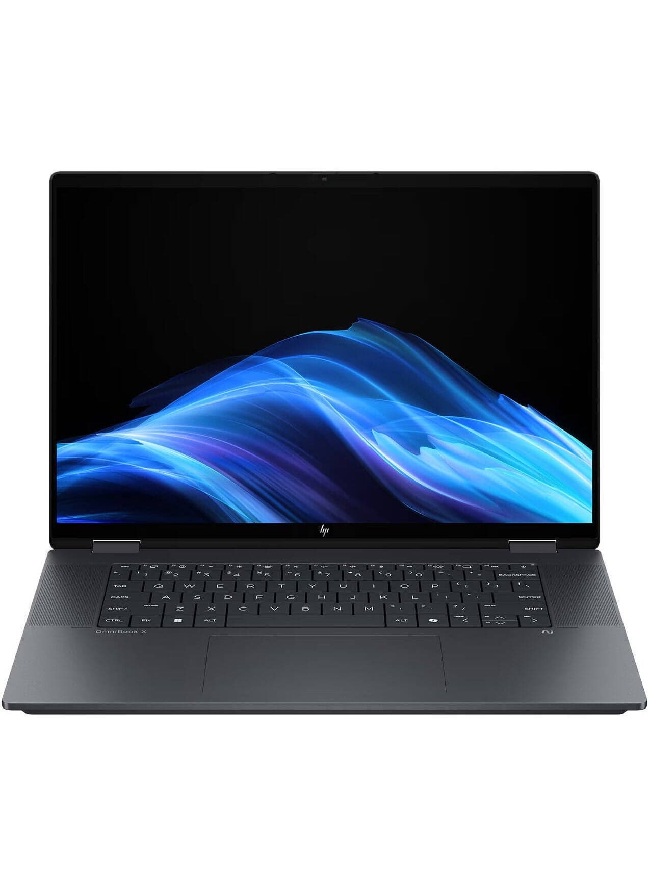 16-as0043dx OmniBook X Flip 2-in-1 Laptop Next Gen AI, 16" 3K OLED Touch Display, Intel Core Ultra 9 288V, 32GB RAM, 2TB SSD, Intel Arc 140V GPU (8GB), English K/B, Win11 BZ0N2UA English Eclipse Gray