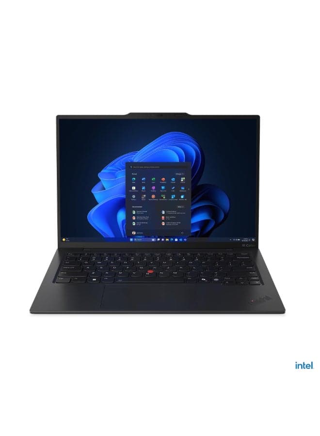 ThinkPad X1 Carbon Gen 13 Aura Edition (2026) Copilot+ PC – 2nd Series / Intel Core Ultra 7-258V / 14inch WUXGA / 1TB SSD / 32GB RAM / Shared Intel Arc 140V / Windows 11 Pro / English & Arabic Keyboard / Middle East Version [21NS00X6GR] Black