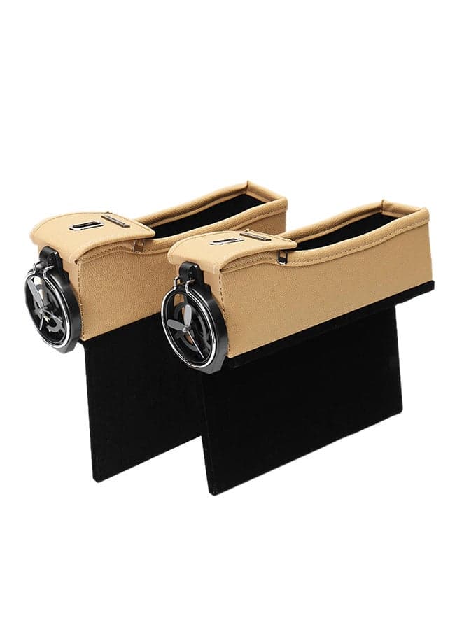 Leather Car Seat Gap Storage Box