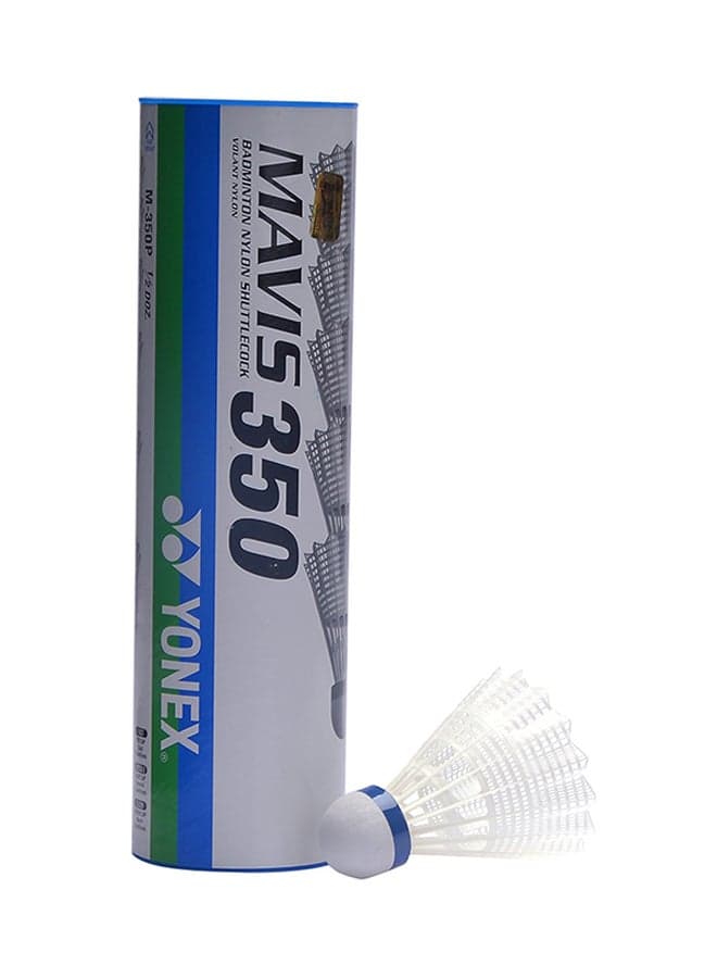 6-Piece Mavis 350 Shuttlecock Set