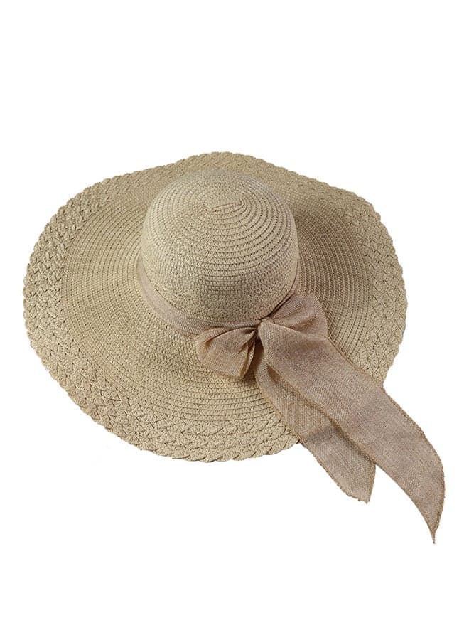 Hardware Embellished Solid Adjustable Baseball Cap Beige