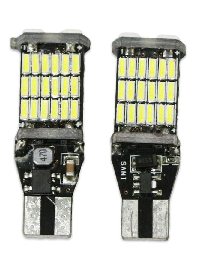 2-Piece 45SMD License Plate LED Light Set