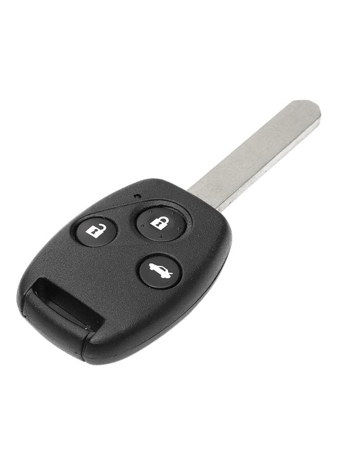 2-Piece 3 Buttons Remote Key Case Uncut Blade  For Honda Accord Crv 03-07