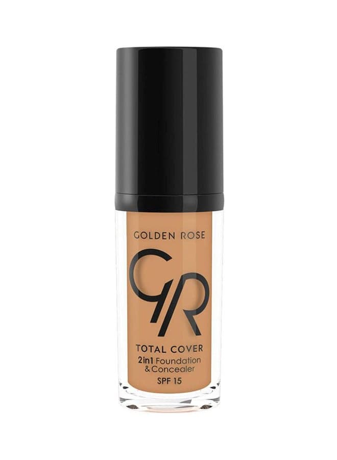 Total Cover 2-In-1 Foundation And Concealer SPF 15 19 Caramel