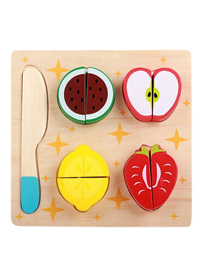 10-Piece Wooden Fruits Cut Pretend Kitchen Toy Set NEM327TM11602UZMNVX
