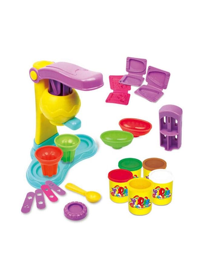 Playset Toy With Bonding Clay And Mold