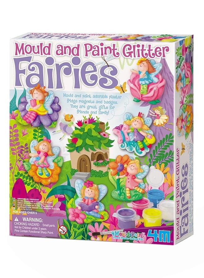 Mould And Paint Glitter Fairies 18.2cm