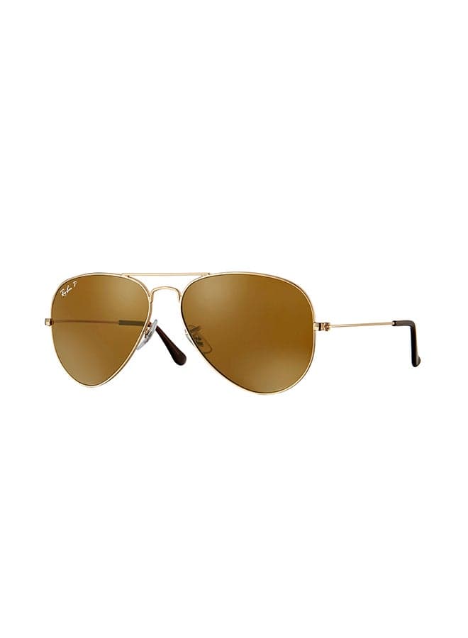 Polarized Full Rim Aviator Sunglasses - RB3025-001/57 - Lens Size: 58 mm - Gold