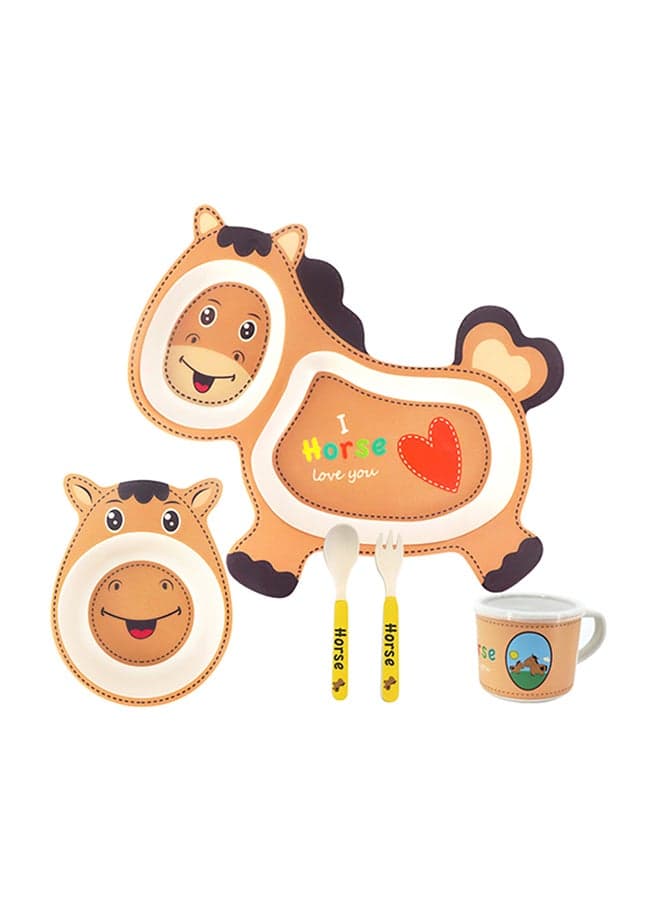 5-Piece Cartoon Dinnerware Set