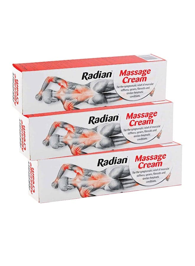 3-Piece Massage Cream, 100g