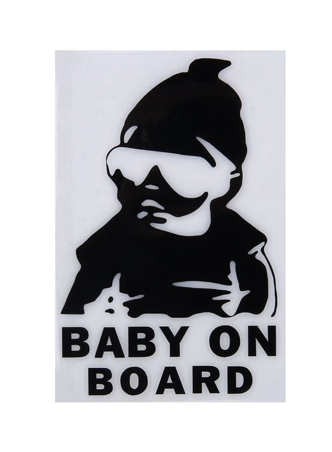 Baby On Board Pattern Vinyl Car Sticker