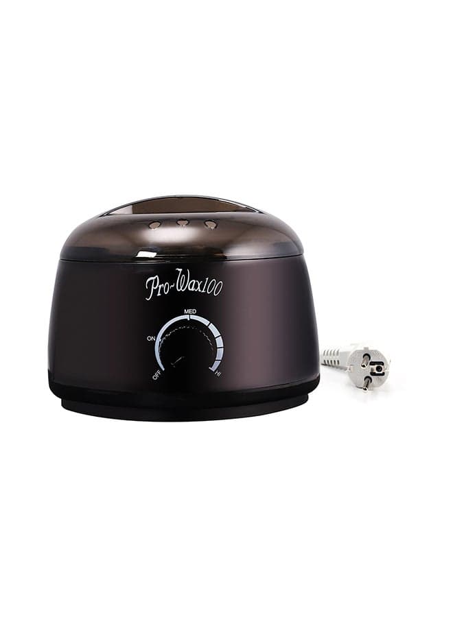 Hair Removal Depilatory Wax Heater Warmer Pot Black 18.5 x 18.5 x 15cm