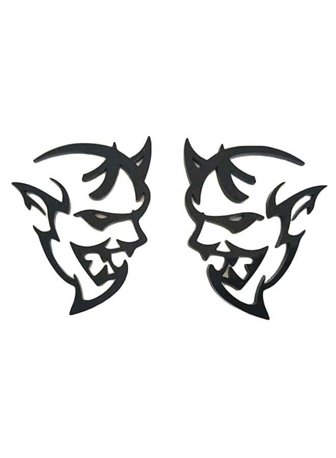 2-Piece Demon Challenger Badge Emblem Set