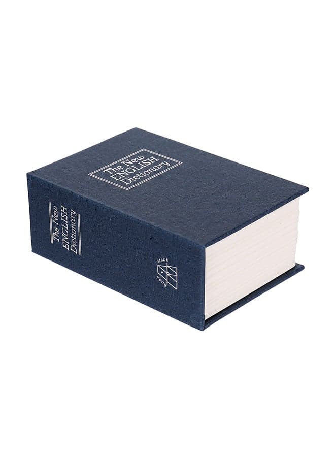 Dictionary Secret Cash Storage Box Blue 15 x 7 x 10cm