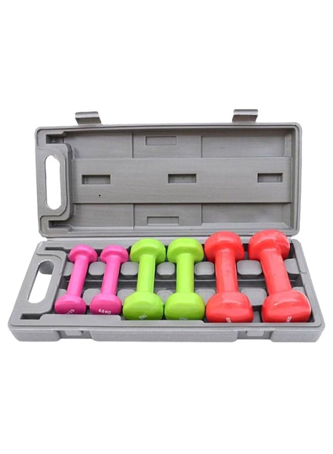 Dumbbell Set for Weight Lifting Exercises 6 kg with Bag
