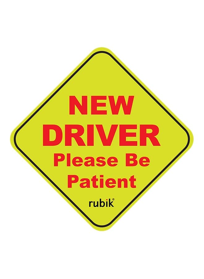 Magnetic New Driver Please Be Patient Car Sticker