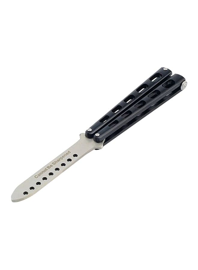 Butterfly Steel Dull Training Knife, 3.85" Blade – For Practice & Skill Training 130x35x20mm