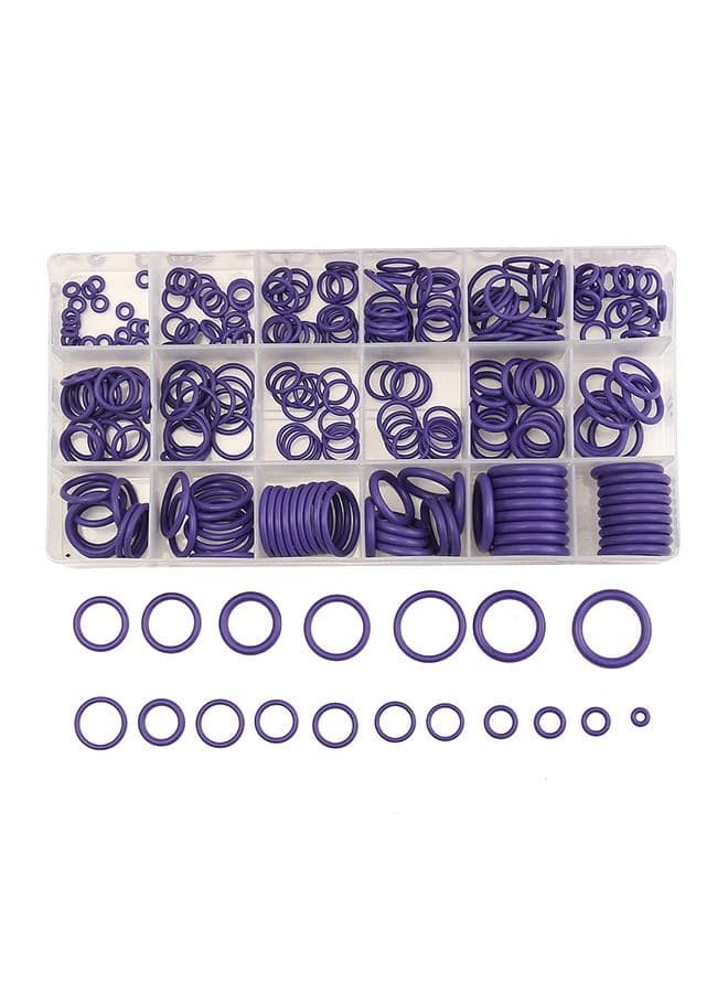 270-Piece Rubber O-Ring Washer Seals With Plactics Box