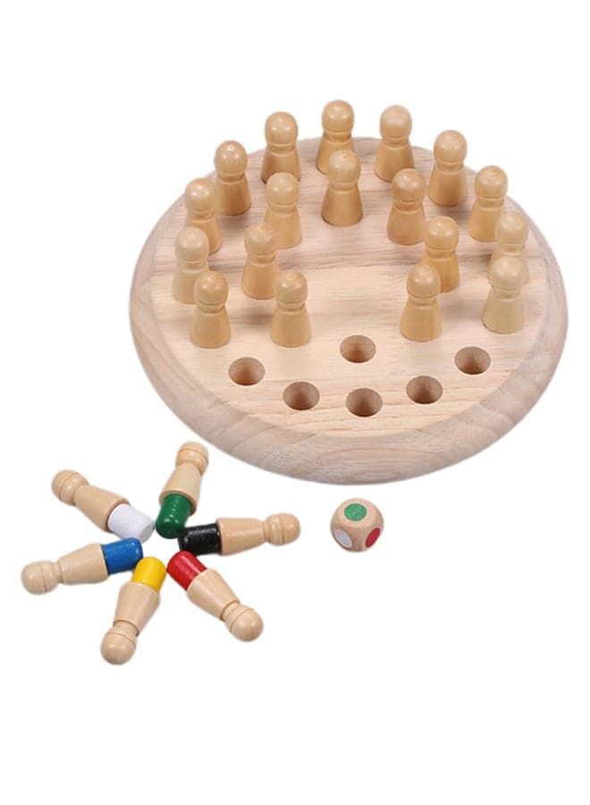 Wooden Memory Stick Chess Game