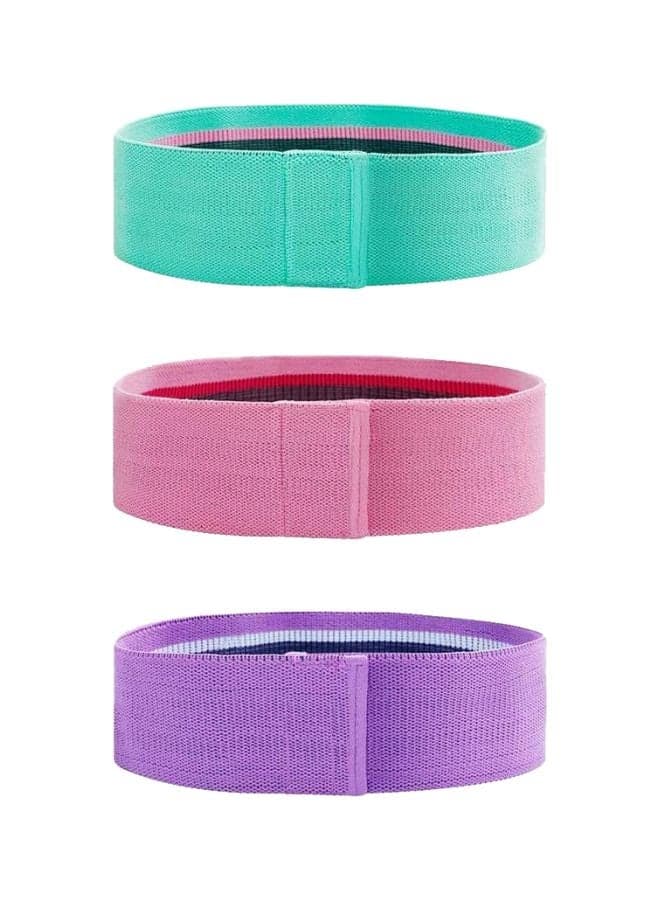 3-Piece Resistance Band Set 13.6x1x3.15inch