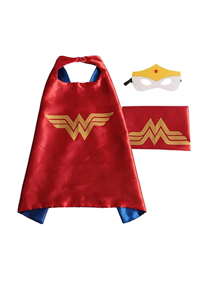 Wonderwomen Superhero Cape And Mask 70 x 70cm
