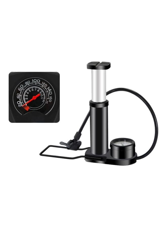 Mini Tire Inflator Air Pump With Barometer 0.5x7x19cm