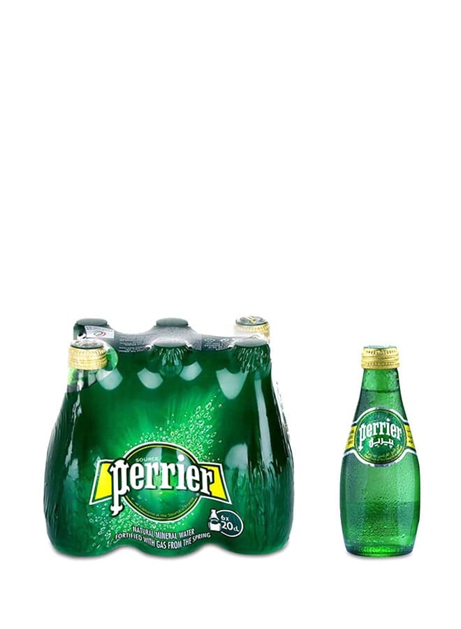 Carbonated  Natural Mineral Water 200ml Pack of 6