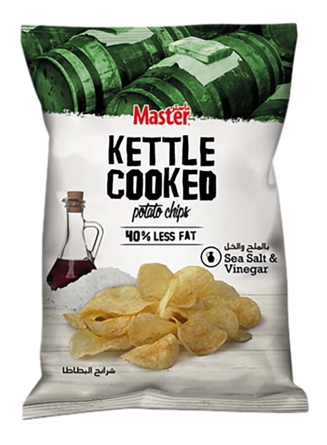 Kettle Cooked Potato Chips With Sea Salt And Vinegar 170grams