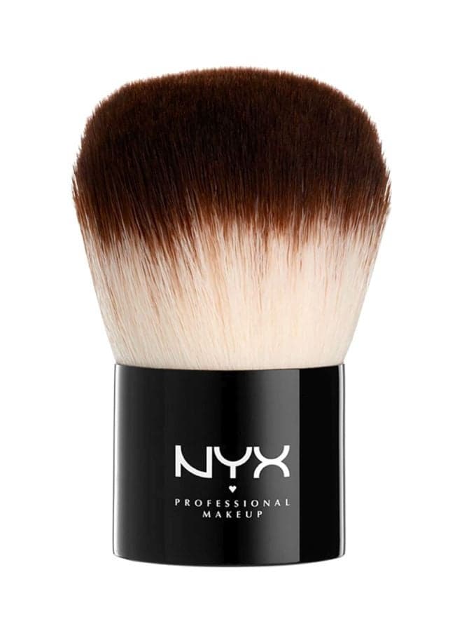 Pro Kabuki Brush Brown/White/Black