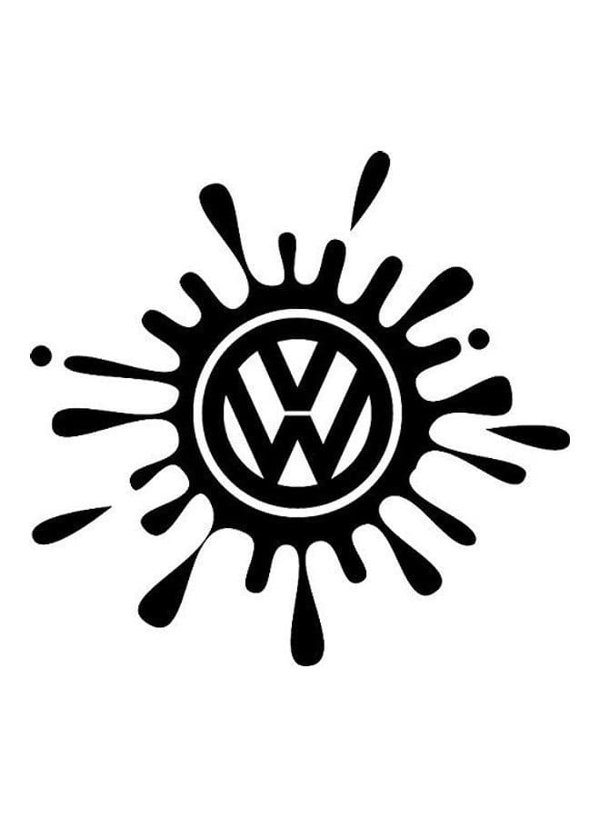 Car Sticker Printing On Vinyl Sticker 15X15 cm Black