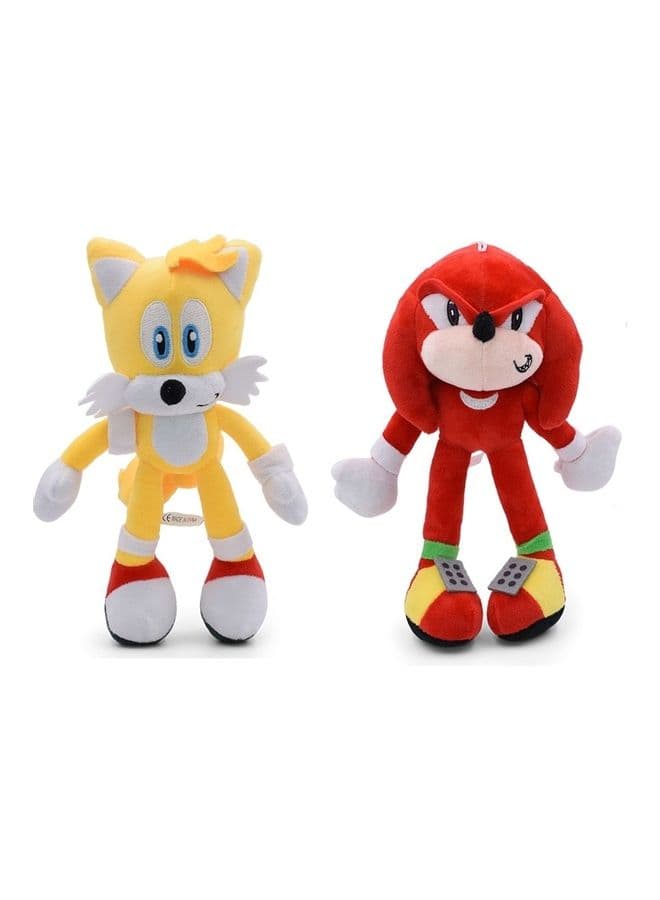 Super Sonic Inspired Soft Toys 2 Pcs Collection 27cm