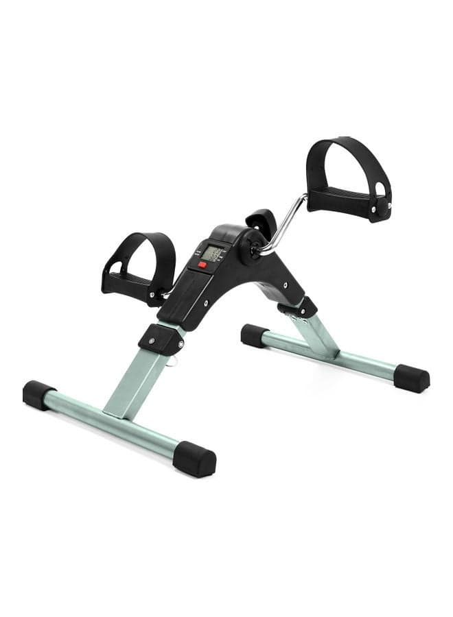 Folding Fitness Pedal Stepper Exercise Machine LCD Display Indoor Cycling Bike With Adjustable Resistance For Home Office Gym 38 x 17.5 x 33cm