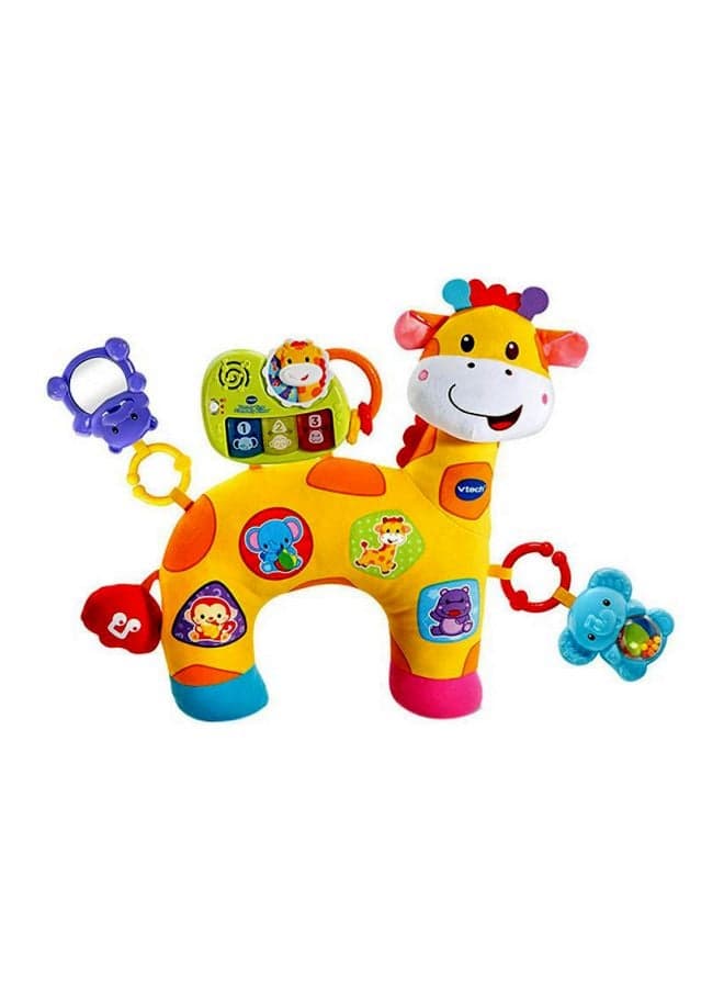 Tummy Time Discovery Pillow With 3 Take Along Toys 3.9x27.2x15.8cm 3.9x27.2x15.8cm