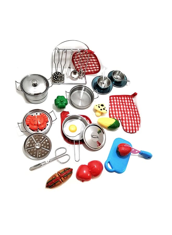 Stainles Steel Kitchen Ware Playset