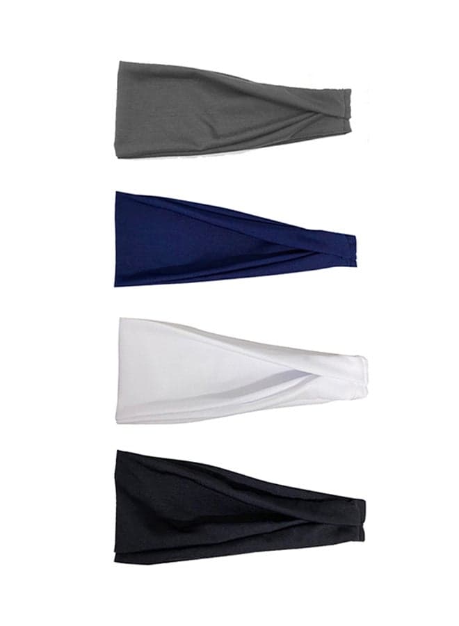 Pack Of 4 Sports Head Band -Assorted 15inch 15inch