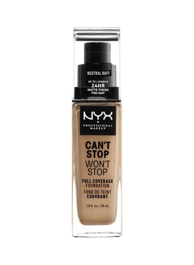 Can'T Stop Won'T Full Coverage Foundation Neutral Buff