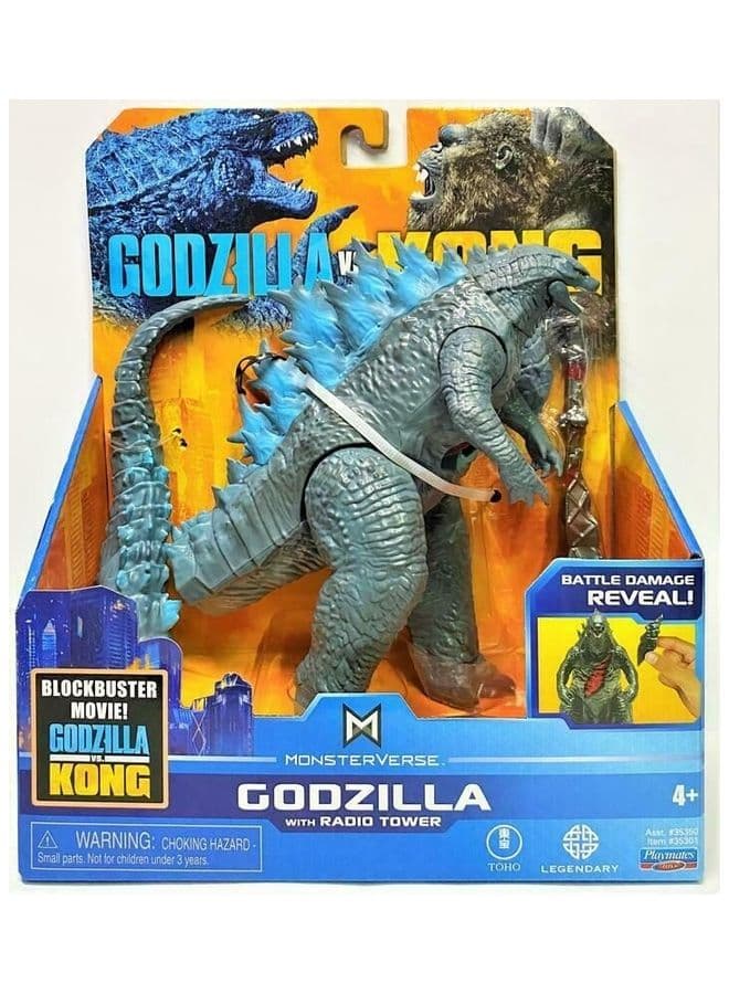 Godzilla Vs Kong Monsterverse With Radio Tower