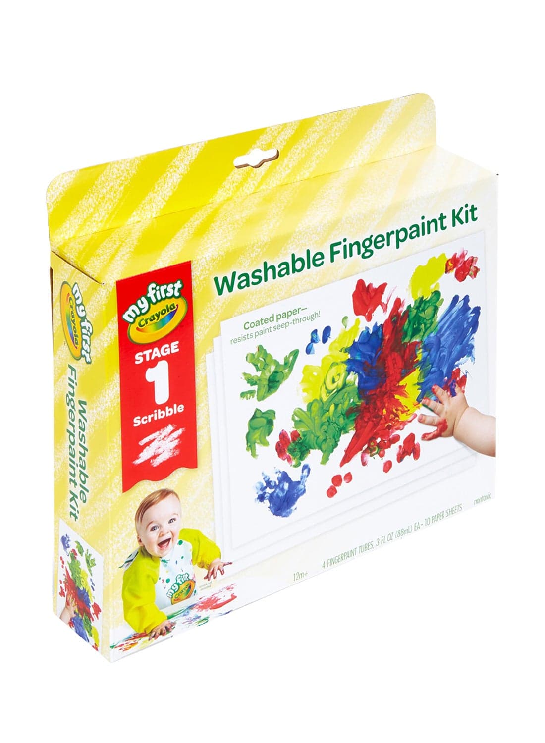 Washable Fingerpaint Kit, Stage 1 6.4 x 27.9 x 25.4cm