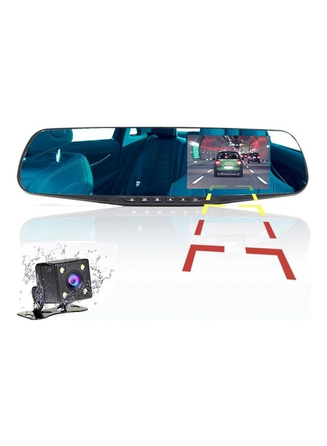 FHD Dual Lens Front Rear View And Dash Cam Recorder Set