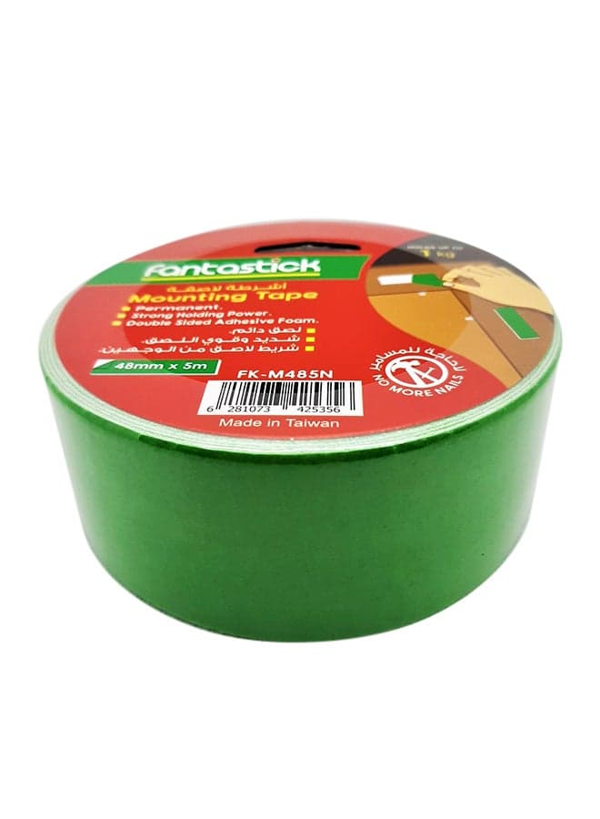 Double Side Mounting Tape 48mm x 5 m Green
