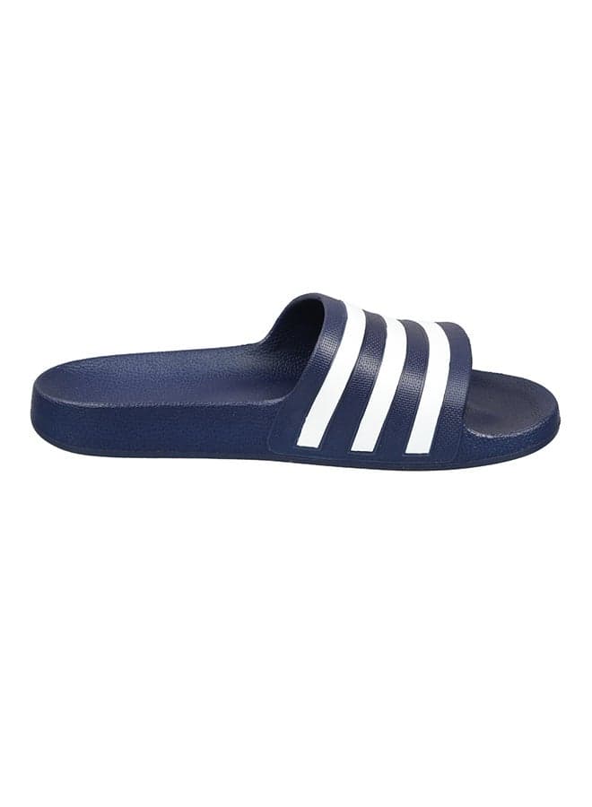 Adilette Aqua Slip On Slides Black